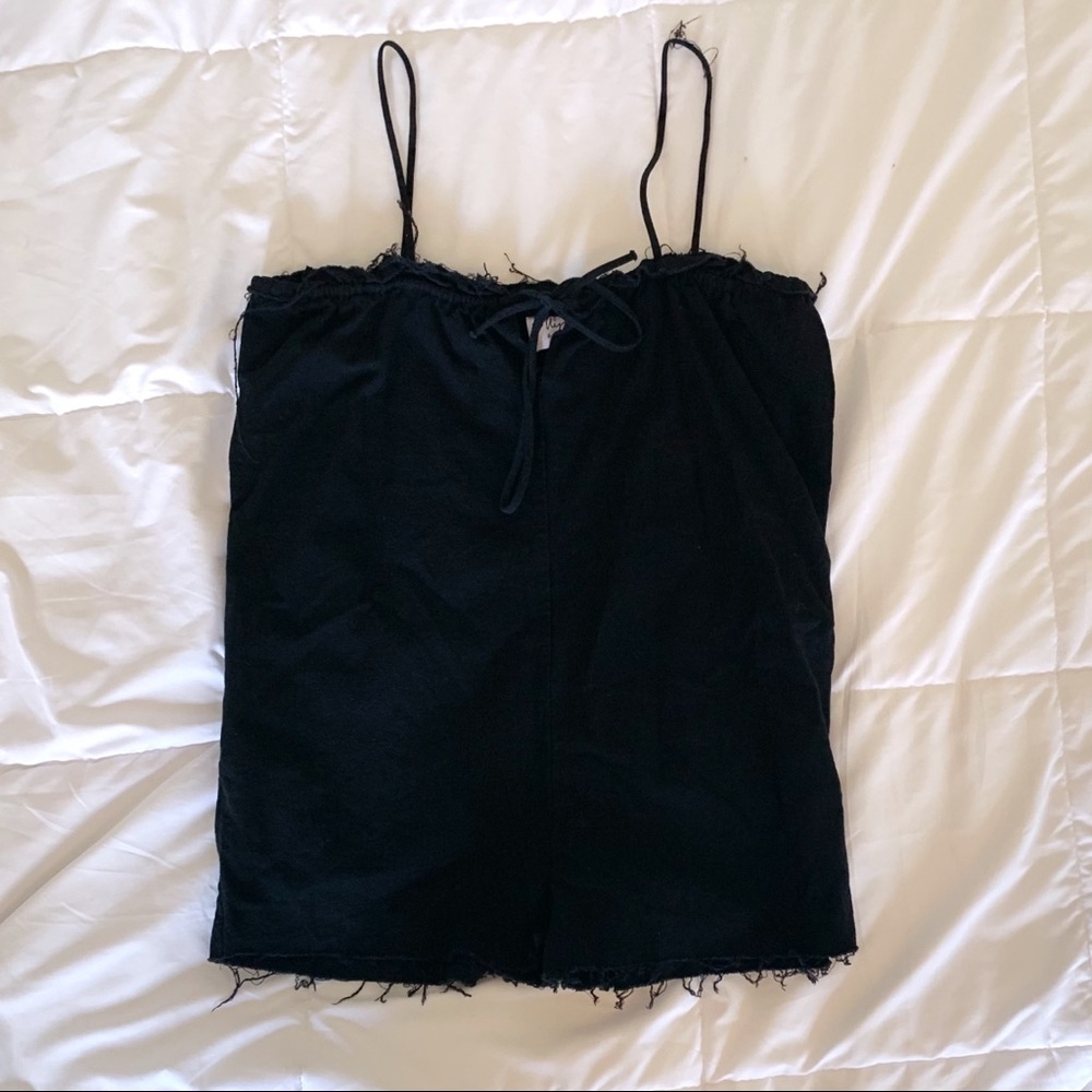 Princess Polly sleeveless black romper